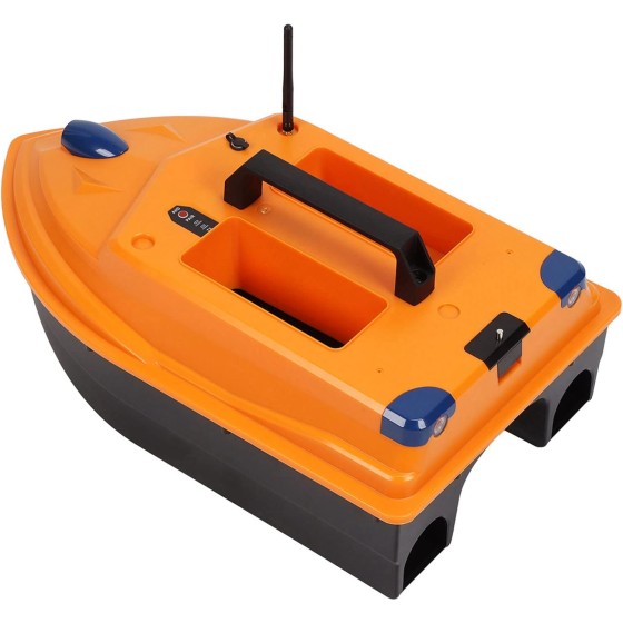 Fishing Bait Boat Carp Hook Post Boat Remote Control Fishing Bait Boat, Double Motor, Built in Gyroscope, for Fishing Lovers