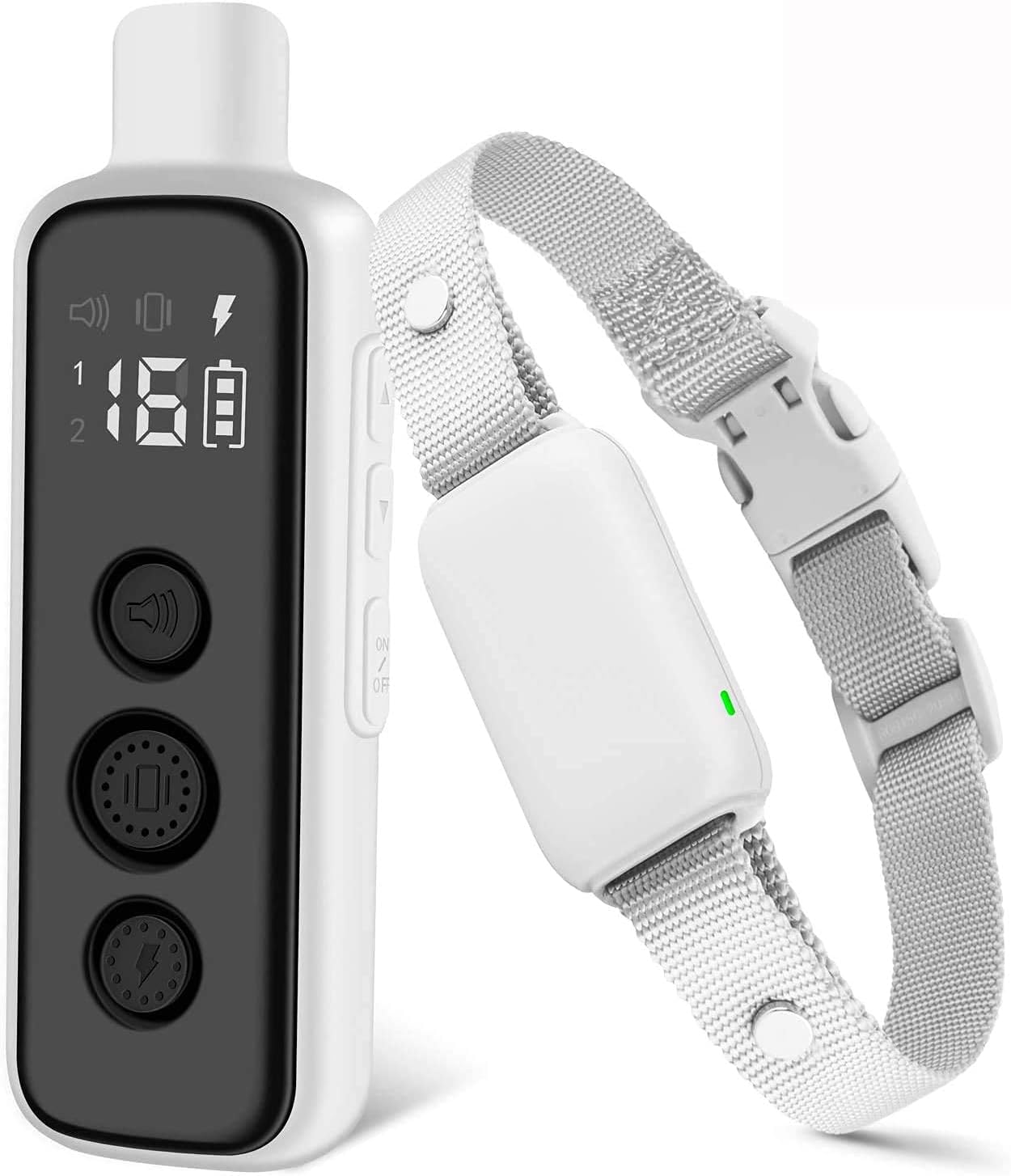 Bousnic Shock Collar for Dogs - Waterproof Rechargeable Dog Electric Training Co