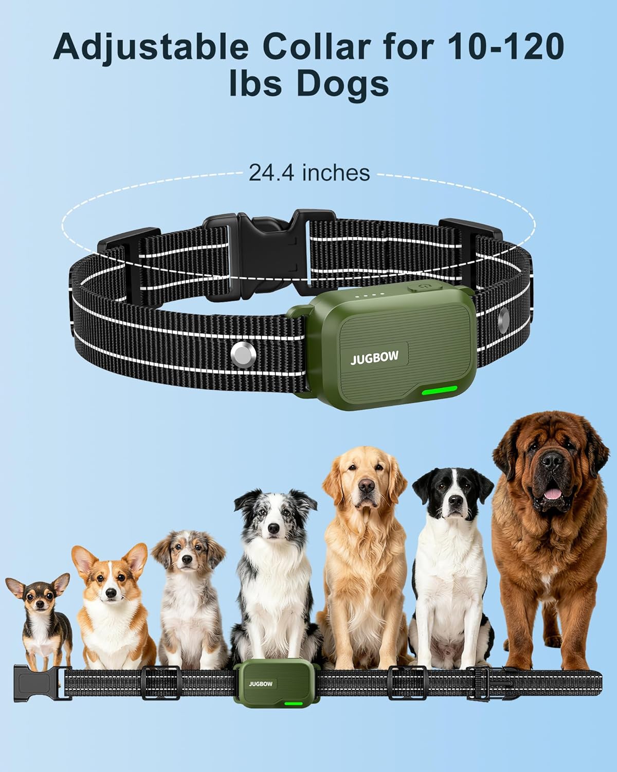 Dog Shock Collar - 4500FT Dog Training Collar with Remote, IPX8 Waterproof Elect